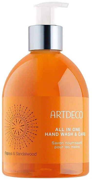 Мило для рук «"Папая і сандалове дерево" - Artdeco All In One Hand Wash & Care — фото N1