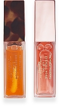 Набір - Makeup Revolution Pro Glossy Lip Set (lip/oil/8ml + lip/oil/8ml) — фото N3