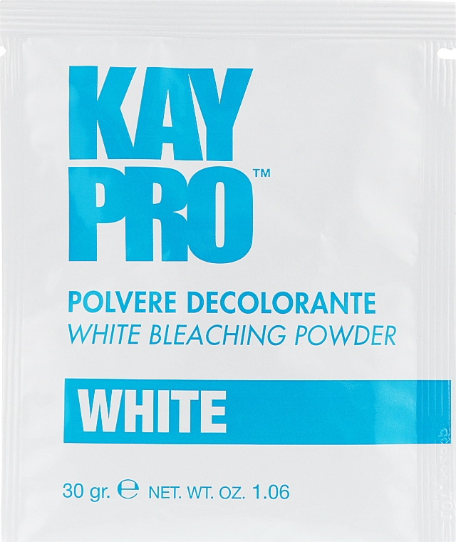 Засіб для освітлення волосся "White" - KayPro Bleach Powder White (саше) — фото N1