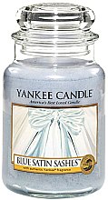 Духи, Парфюмерия, косметика Ароматическая свеча в банке - Yankee Candle Blue Satin Sashes