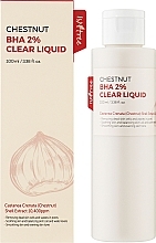 Очищувальний тонер з ВНА-кислотою і екстрактом каштану - Isntree Chestnut BHA 2% Clear Liquid — фото N2