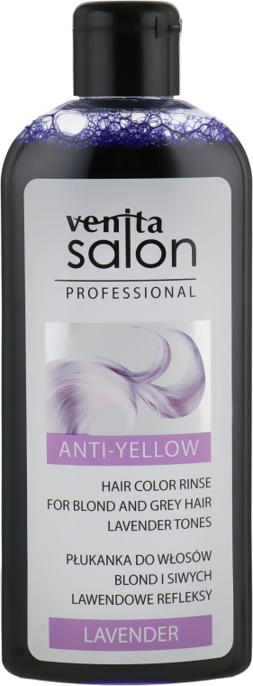 Ополіскувач для освітленого і сивого волосся - Venita Salon Professional Lavender Anti-Yellow Hair Color Rinse — фото N2