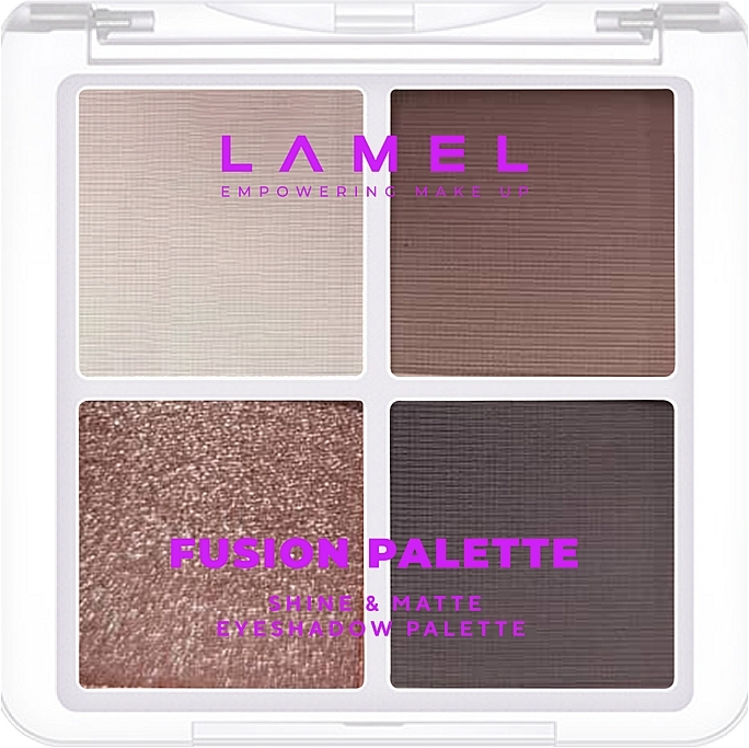 Палетка теней для век - LAMEL Make Up Fusion Palette Eyeshadow — фото N1