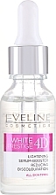 Духи, Парфюмерия, косметика Сыворотка для лица - Eveline White Prestige 4D Lightening Serum-Booster Reducing Discolouration 