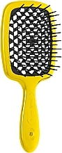 Парфумерія, косметика Щітка для волосся 72SP234, з чорними зубцями, жовта - Janeke SuperBrush Small Vented Brush