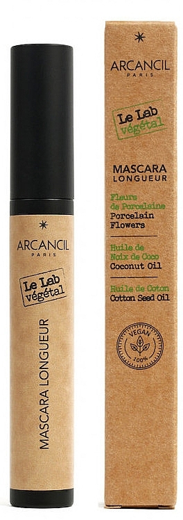 Тушь для ресниц удлинняющая - Arcancil Paris le Lab Vegetal Length Mascara — фото N1