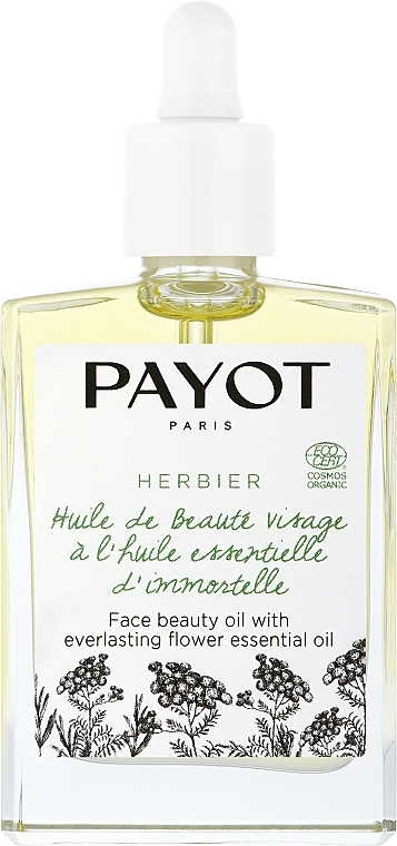 УЦІНКА Олія для обличчя - Payot Herbier Face Beauty Oil With Everlasting Flower Oil * — фото N1