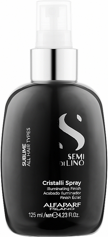 Масло-спрей для блеска волос - AlfaParf Semi Di Lino Sublime Cristalli Spray — фото N1