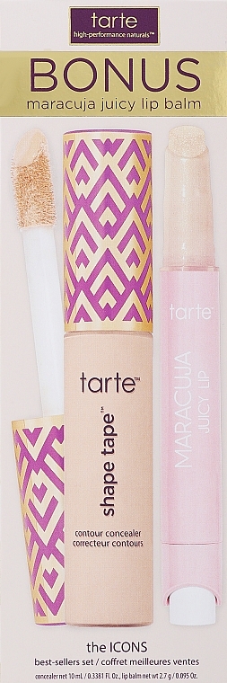 Набір - Tarte Cosmetics The Icons Best Sellers Set (concealer/10ml + lip/balm/2.7g) — фото N1