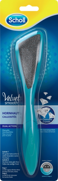 Двусторонняя пилка для ступней - Scholl Velvet Smooth Dual Action — фото N1
