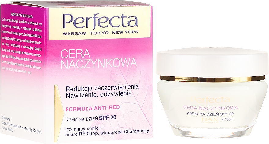 Зволожувальний денний крем з SPF20 - Perfecta Cera Naczynkowa SPF20 Cream — фото N1