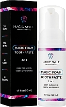 Зубна паста для відбілювання зубів - Magic Smile Teeth Whitening Foam Toothpaste — фото N2