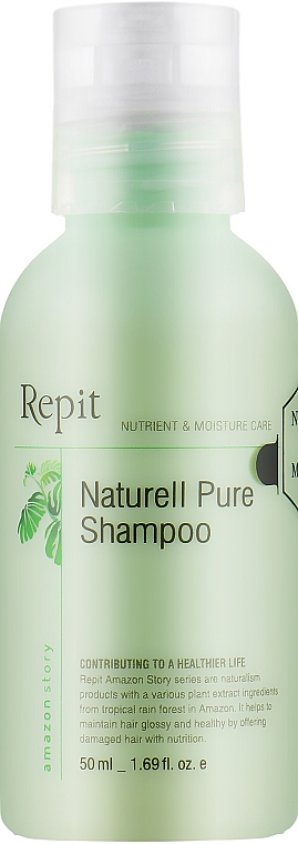 Шампунь для пошкодженого й нормального волосся - Repit Natural Pure Shampoo Amazon Story — фото N1