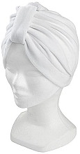 Полотенце-тюрбан для сушки волос, белое - Peggy Sage Turban Beanie White — фото N1