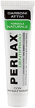 Зубная паста с активированным углем с антибактериальным эффектом - Mil Mil Perlax Anti-Stain Black Toothpaste With Antibacterial — фото N1