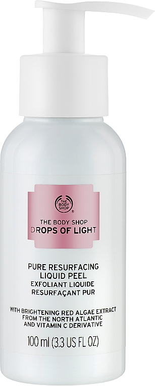 Рідкий пілінг для обличчя - The Body Shop Drops of Light Pure Resurfacing Liquid Peel — фото N1