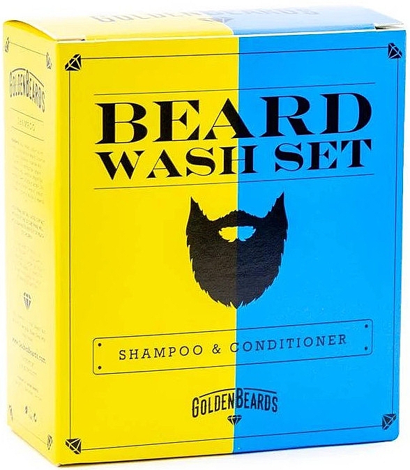Набір - Golden Beards Beard Wash Set (shm/100ml + cond/100ml) — фото N1