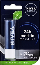 Духи, Парфюмерия, косметика Бальзам для губ для мужчин - NIVEA MEN Active Care SPF 15