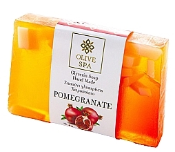 Парфумерія, косметика Гліцеринове мило "Pomegranate" - Olive Spa Hand Made Glycerin Soap