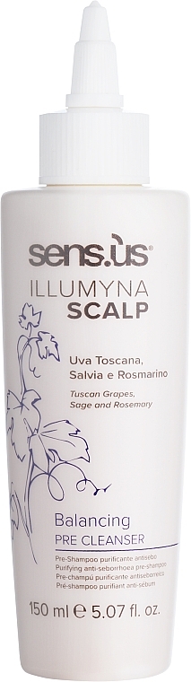 Очищающий шампунь против себореи - Sensus Illumyna Scalp Balancing Pre Cleanser — фото N1