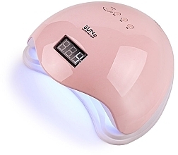 Лампа для манікюру 48W UV/LED, рожева - Sun 5 — фото N5