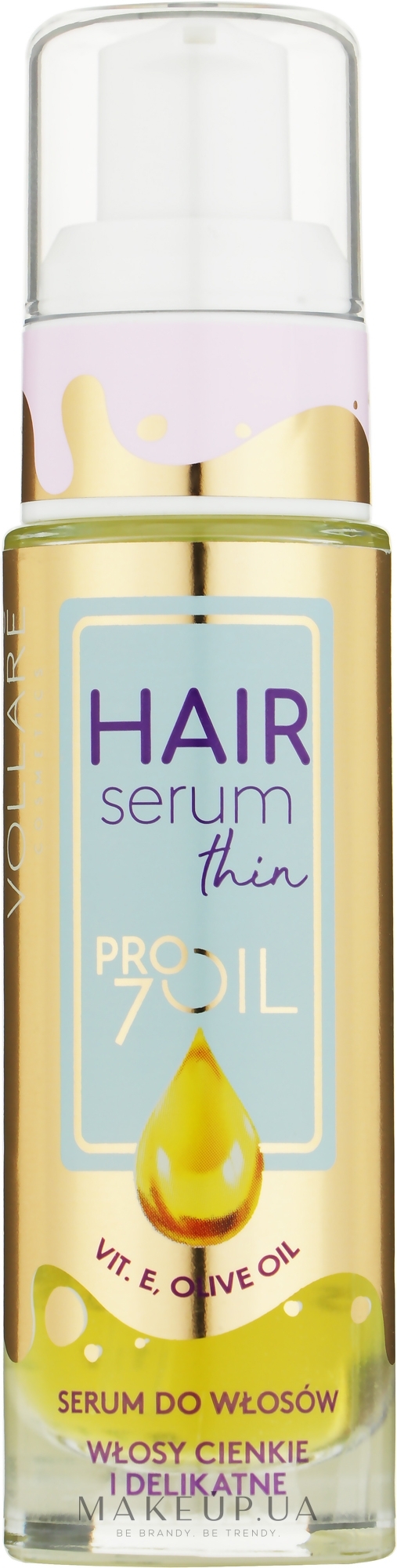 Олія з вітамінами для тонкого і позбавленого об'єму волосся - Vollare PROils Extra Volume Oil — фото 30ml