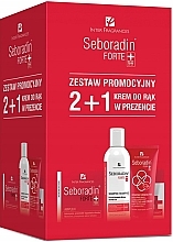 Парфумерія, косметика Набір - Seboradin Forte (sch/200ml + amp/14x5,5ml + h/cr/75ml)