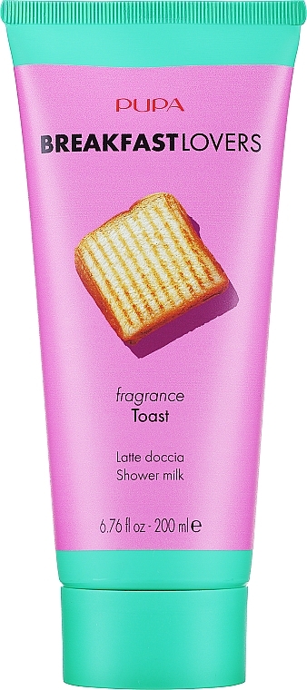 Набір - Pupa Breakfast Lovers Toast (sh/milk/200ml + bag) — фото N2