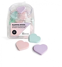 Спонж для макияжа "Сердце", зеленый - IDC Institute Makeup Sponge Heart  — фото N2