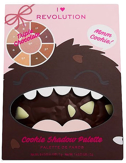 Палетка тіней для повік - I Heart Revolution Cookie Eyeshadow Palette — фото N1