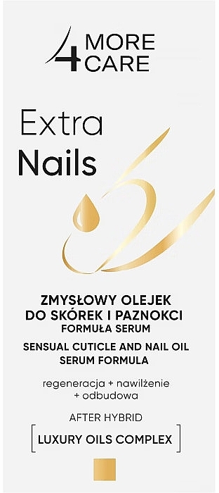 Олія для кутикули та нігтів - More4Care Extra Nails — фото N2