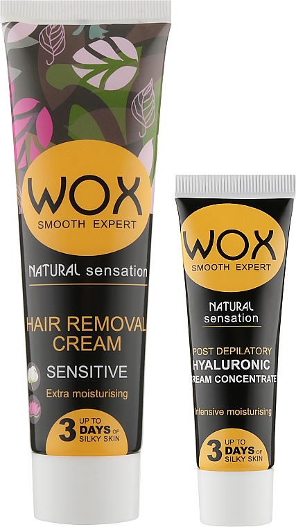 Крем для депіляції "Чутливий" - WOX Smooth Expert Hair Removal Cream Sensitive — фото N2