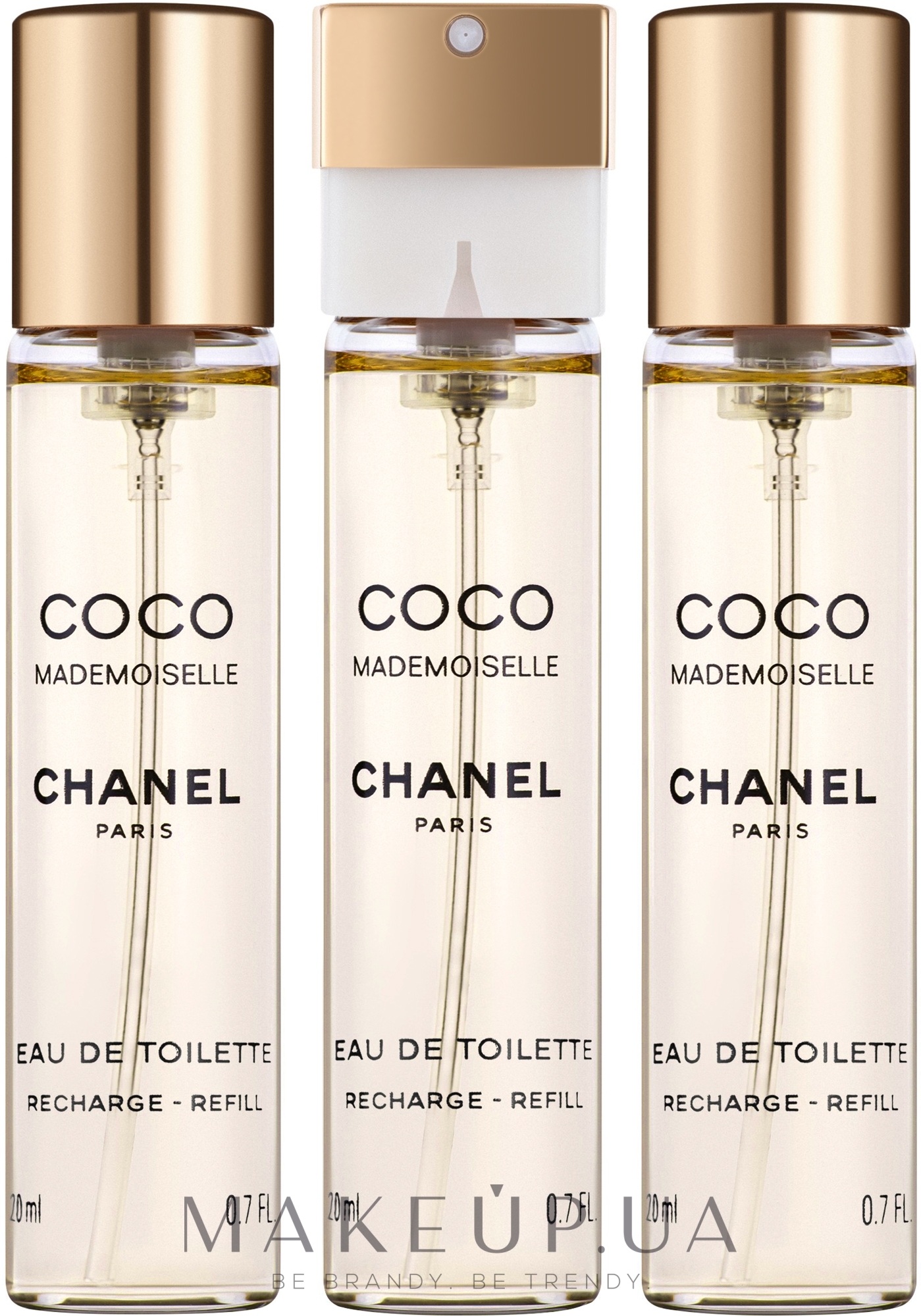 Chanel Coco Mademoiselle - Туалетная вода (3 запасных блока) — фото 3x20ml
