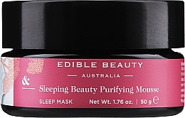 Парфумерія, косметика Очищувальна нічна маска - Edible Beauty Sleeping Beauty Purifying Mousse