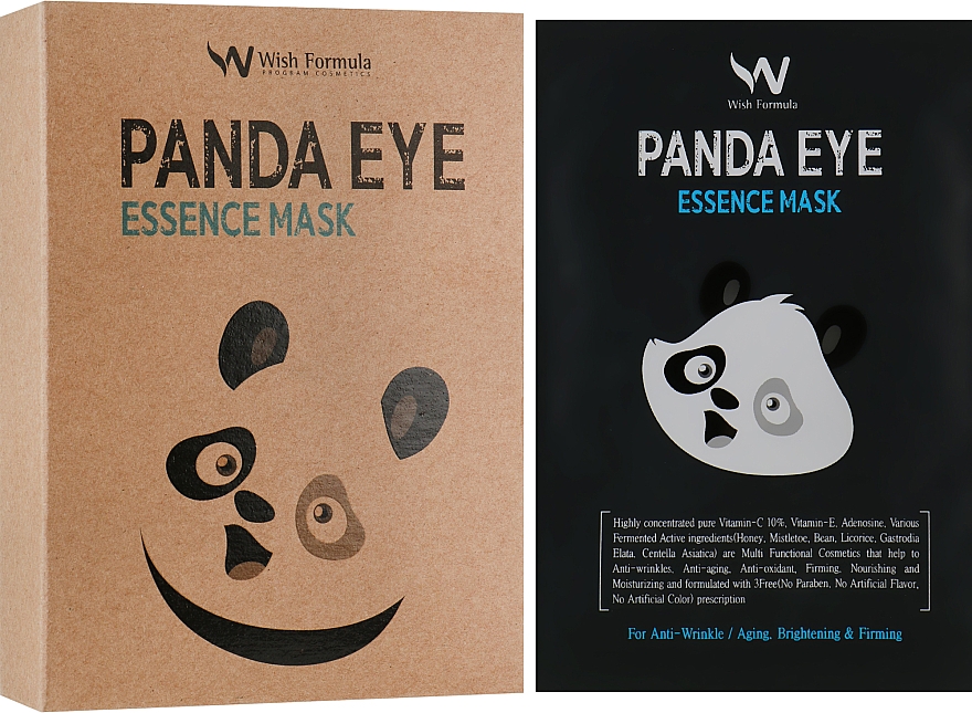 Зволожувальна маска для очей - Wish Formula Panda Eye Essence Mask — фото N2