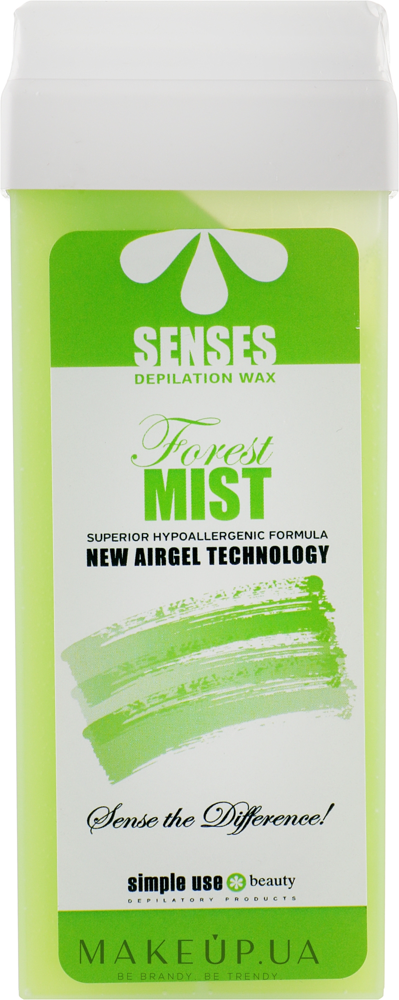 Синтетичний віск для депіляції в картриджі "Forest Mist" - Simple Use Beauty Senses Depilation Wax — фото 100ml