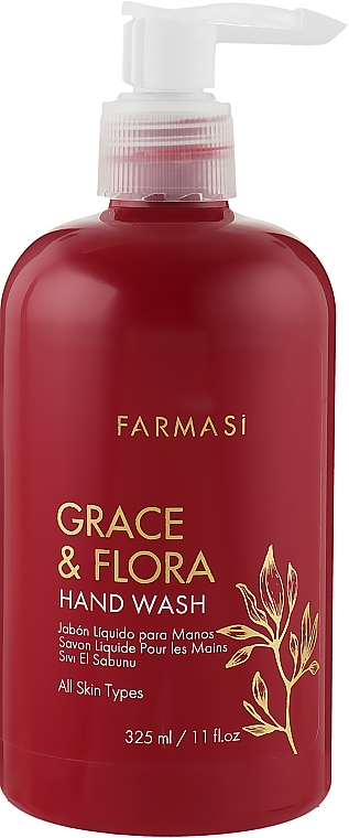 Рідке мило для рук «Grace & Flora» - Farmasi Coconut Hand Wash — фото N1