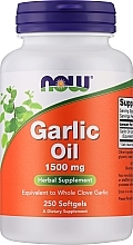 Парфумерія, косметика Капсули "Часникова олія", 1500 mg - Now Foods Garlic Oil