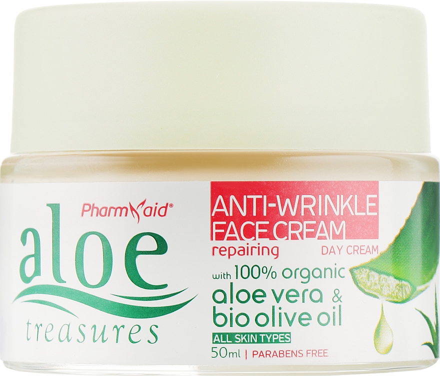Крем для лица против морщин - Pharmaid Aloe Treasures Anti Wrinkle Face Cream — фото N2