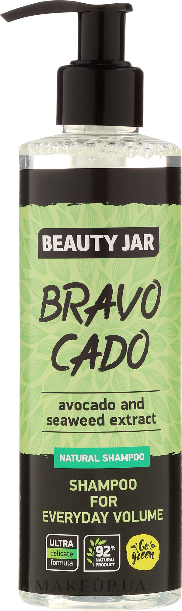 Шампунь для об'єму волосся "Bravo Cado" - Beauty Jar Shampoo For Hair Volume — фото 250ml