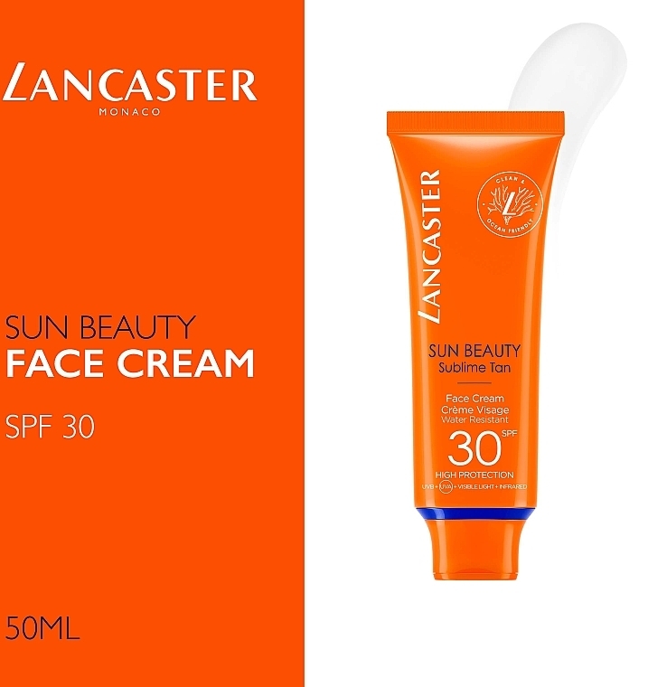 Сонцезахисний крем для обличчя - Lancaster Sun Beauty SPF30 — фото N4