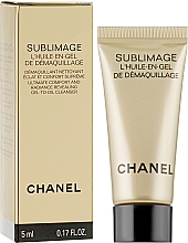 Парфумерія, косметика Очищувальна гель-олія для зняття макіяжу з обличчя й очей - Chanel Sublimage L'Huile-En-Gel De Demaquillage (пробник)