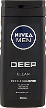Парфумерія, косметика Гель для душу "Deep" - NIVEA MEN Deep Clean Shower Gel