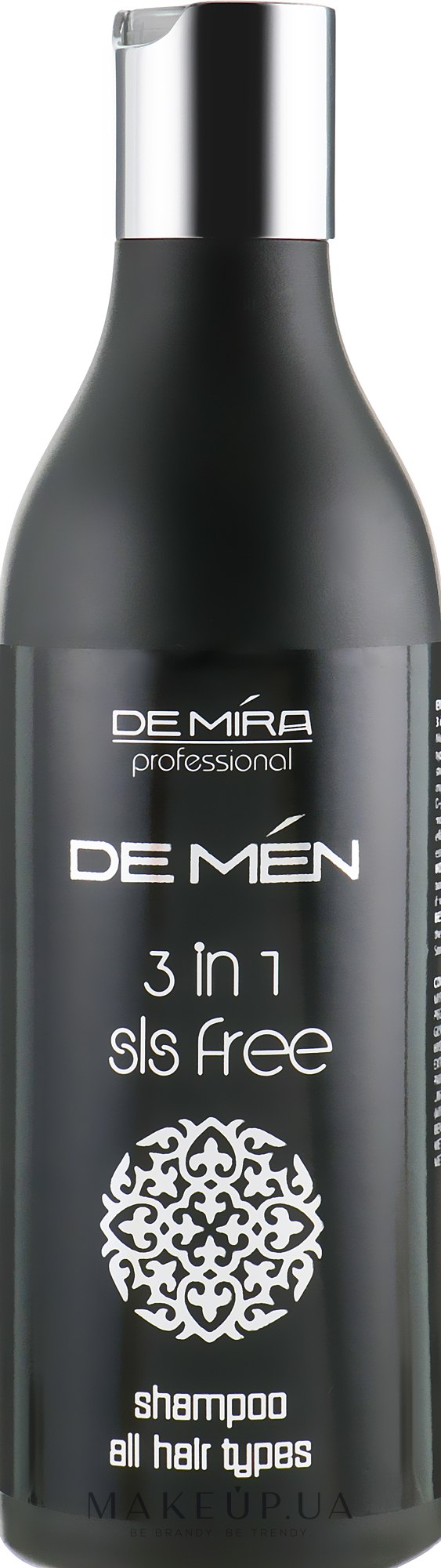 Шампунь 3 в 1 для чоловіків - DeMira Professional DeMen 3-in-1 Shampoo — фото 300ml