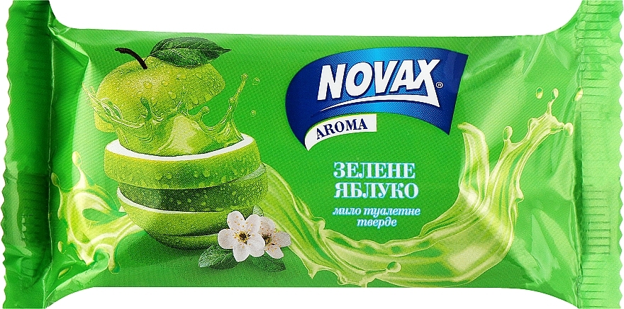Твердое туалетное мыло "Зеленое яблоко" - Novax Aroma