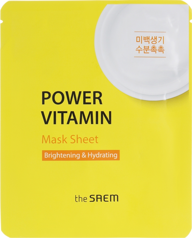 Тканевая маска для лица - The Saem Power Vitamin Mask Sheet