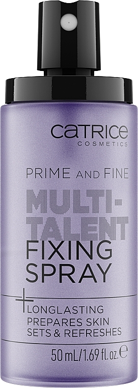 Фиксирующий спрей для макияжа - Catrice Prime And Fine Multitalent Fixing Spray — фото N2