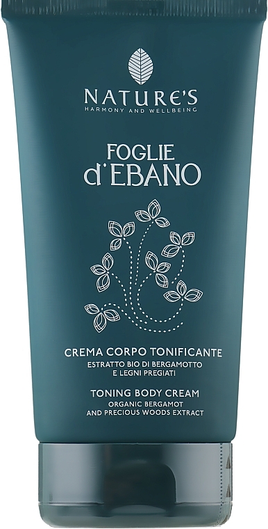 УЦЕНКА Тонизирующий крем для тела - Nature's Foglie d’Ebano Toning Body Cream * — фото N2