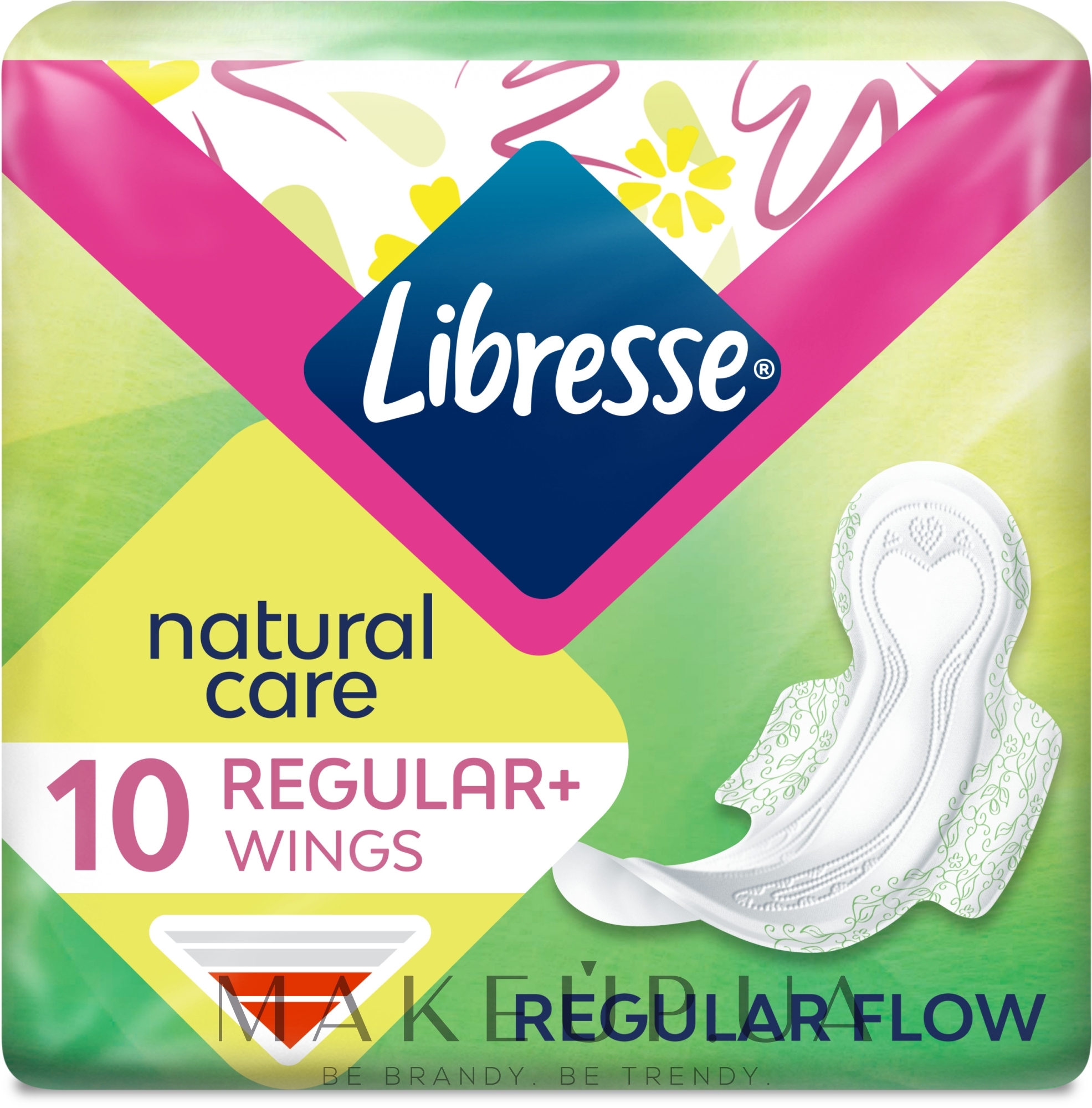 Гігієнічні прокладки, 10 шт - Libresse Natural Care Ultra Normal — фото 10шт