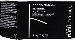 Матовая помада для укладки волос - Shu Uemura Art Of Hair Nendo Definer Matt Clay — фото N1